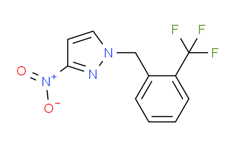 CAS No. 1006525-91-2, 3-Nitro-1-{[2-(trifluoromethyl)phenyl]methyl}-1h-pyrazole