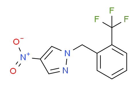 CAS No. 1006526-27-7, 4-Nitro-1-{[2-(trifluoromethyl)phenyl]methyl}-1h-pyrazole