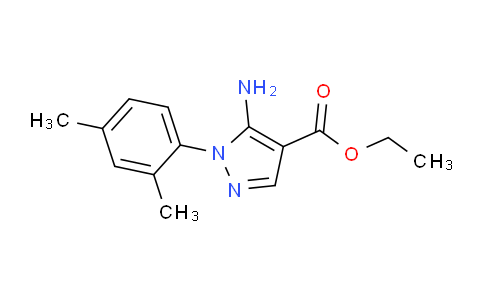 CAS No. 1019009-93-8, Ethyl 5-amino-1-(2,4-dimethylphenyl)-1H-pyrazole-4-carboxylate