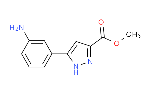 CAS No. 1029104-49-1, Methyl 5-(3-aminophenyl)-1h-pyrazole-3-carboxylate