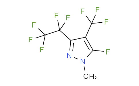 5-Fluoro-1-methyl-3-pentafluoroethyl-4-trifluoromethyl-1H-pyrazole