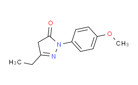 CAS No. 1049156-80-0, 3-Ethyl-1-(4-methoxyphenyl)-4,5-dihydro-1H-pyrazol-5-one