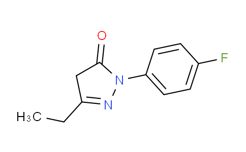 CAS No. 1049162-32-4, 3-Ethyl-1-(4-fluorophenyl)-4,5-dihydro-1H-pyrazol-5-one