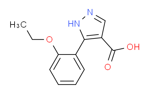 CAS No. 1152542-59-0, 5-(2-Ethoxyphenyl)-1h-pyrazole-4-carboxylic acid