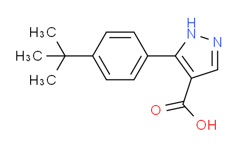 CAS No. 1152543-26-4, 5-(4-tert-Butylphenyl)-1h-pyrazole-4-carboxylic acid