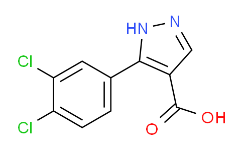 CAS No. 1152543-93-5, 5-(3,4-Dichlorophenyl)-1h-pyrazole-4-carboxylic acid