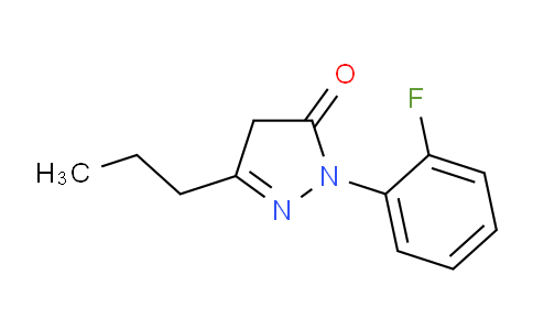 CAS No. 1152564-73-2, 1-(2-Fluorophenyl)-3-propyl-4,5-dihydro-1H-pyrazol-5-one