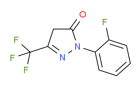 CAS No. 1152564-84-5, 1-(2-Fluorophenyl)-3-(trifluoromethyl)-4,5-dihydro-1H-pyrazol-5-one