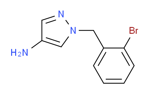 CAS No. 1152842-08-4, 1-[(2-Bromophenyl)methyl]-1H-pyrazol-4-amine