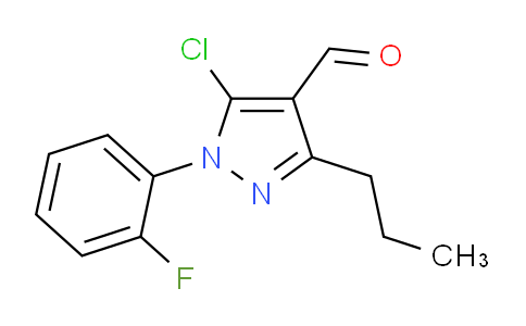CAS No. 1152977-25-7, 5-Chloro-1-(2-fluorophenyl)-3-propyl-1H-pyrazole-4-carbaldehyde