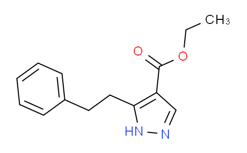 CAS No. 1186538-03-3, Ethyl 5-(2-phenylethyl)-1h-pyrazole-4-carboxylate
