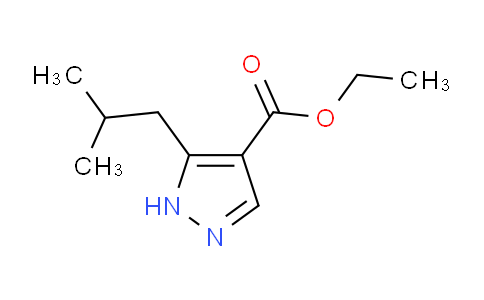 CAS No. 1235313-61-7, Ethyl 5-(2-methylpropyl)-1h-pyrazole-4-carboxylate