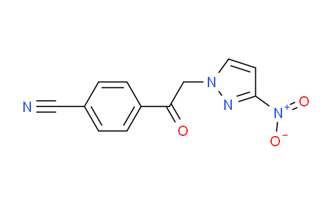 CAS No. 1240566-02-2, 4-[2-(3-Nitro-1h-pyrazol-1-yl)acetyl]benzonitrile