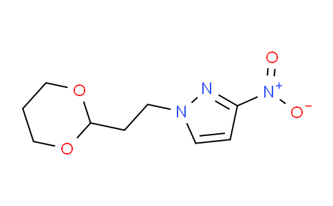 CAS No. 1240566-55-5, 1-[2-(1,3-Dioxan-2-yl)ethyl]-3-nitro-1h-pyrazole