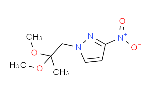 CAS No. 1240566-63-5, 1-(2,2-Dimethoxypropyl)-3-nitro-1h-pyrazole
