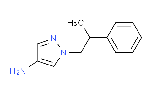 CAS No. 1240567-76-3, 1-(2-Phenylpropyl)-1H-pyrazol-4-amine