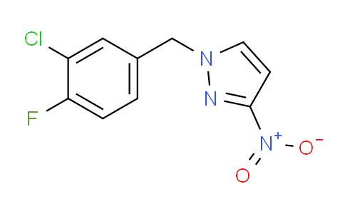 CAS No. 1240568-40-4, 1-[(3-Chloro-4-fluorophenyl)methyl]-3-nitro-1h-pyrazole