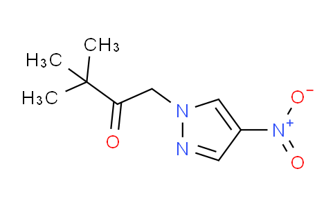 CAS No. 1240568-43-7, 3,3-Dimethyl-1-(4-nitro-1h-pyrazol-1-yl)butan-2-one