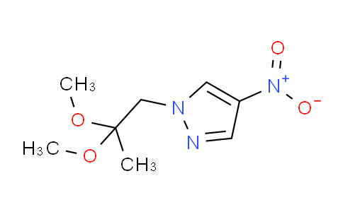CAS No. 1240569-09-8, 1-(2,2-Dimethoxypropyl)-4-nitro-1h-pyrazole
