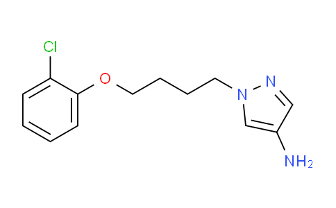 CAS No. 1240569-41-8, 1-[4-(2-Chlorophenoxy)butyl]-1H-pyrazol-4-amine