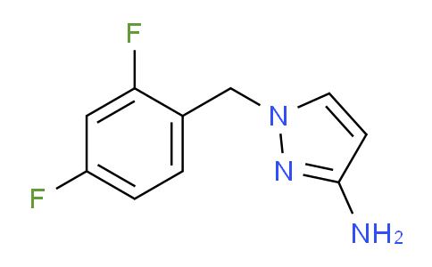 CAS No. 1240570-46-0, 1-[(2,4-Difluorophenyl)methyl]-1H-pyrazol-3-amine