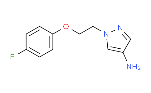 CAS No. 1240570-48-2, 1-[2-(4-Fluorophenoxy)ethyl]-1H-pyrazol-4-amine