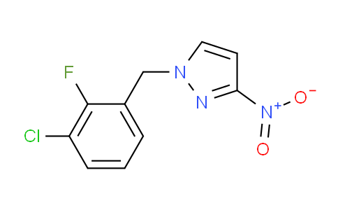 CAS No. 1240571-40-7, 1-[(3-Chloro-2-fluorophenyl)methyl]-3-nitro-1h-pyrazole