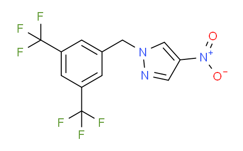 CAS No. 1240572-16-0, 1-{[3,5-Bis(trifluoromethyl)phenyl]methyl}-4-nitro-1h-pyrazole