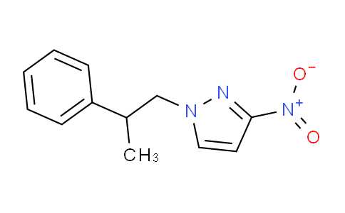 CAS No. 1240572-87-5, 3-Nitro-1-(2-phenylpropyl)-1h-pyrazole