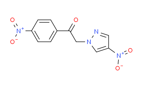 CAS No. 1240574-41-7, 2-(4-Nitro-1h-pyrazol-1-yl)-1-(4-nitrophenyl)ethan-1-one