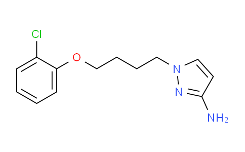 CAS No. 1240574-56-4, 1-[4-(2-Chlorophenoxy)butyl]-1h-pyrazol-3-amine