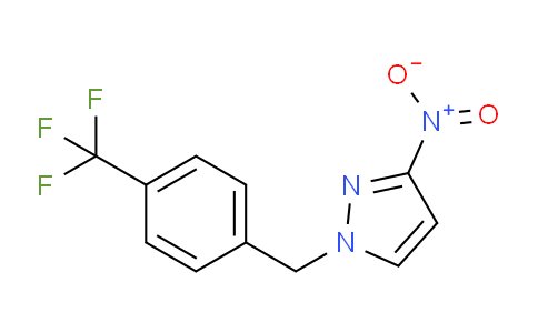 CAS No. 1240579-25-2, 3-Nitro-1-{[4-(trifluoromethyl)phenyl]methyl}-1h-pyrazole