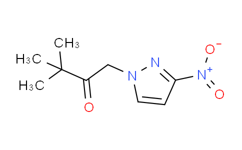 CAS No. 1240579-26-3, 3,3-Dimethyl-1-(3-nitro-1h-pyrazol-1-yl)butan-2-one