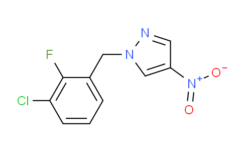 CAS No. 1240579-31-0, 1-[(3-Chloro-2-fluorophenyl)methyl]-4-nitro-1h-pyrazole