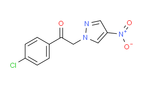 CAS No. 1240579-38-7, 1-(4-Chlorophenyl)-2-(4-nitro-1h-pyrazol-1-yl)ethan-1-one