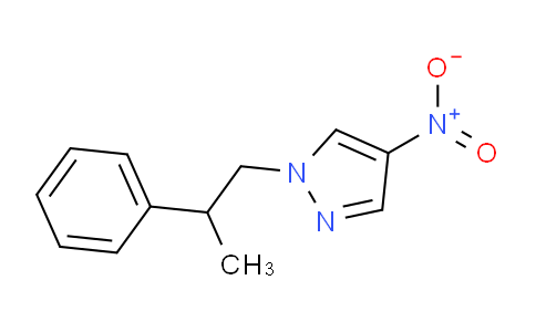 CAS No. 1240579-55-8, 4-Nitro-1-(2-phenylpropyl)-1h-pyrazole