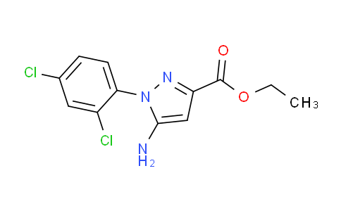 CAS No. 1264039-24-8, Ethyl 5-amino-1-(2,4-dichlorophenyl)-1H-pyrazole-3-carboxylate