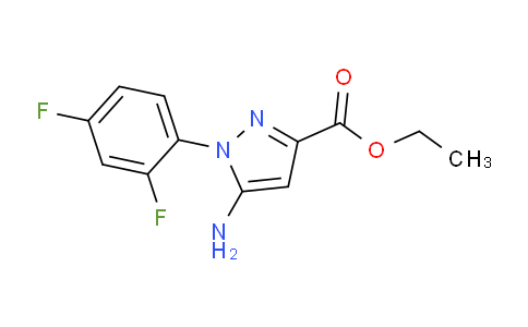 CAS No. 1264039-33-9, Ethyl 5-amino-1-(2,4-difluorophenyl)-1H-pyrazole-3-carboxylate