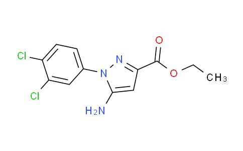 CAS No. 1264043-82-4, Ethyl 5-amino-1-(3,4-dichlorophenyl)-1H-pyrazole-3-carboxylate
