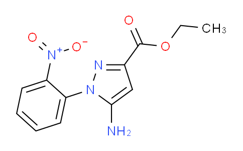 CAS No. 1264045-48-8, Ethyl 5-amino-1-(2-nitrophenyl)-1H-pyrazole-3-carboxylate