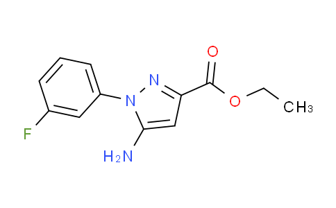 CAS No. 1264049-14-0, Ethyl 5-amino-1-(3-fluorophenyl)-1H-pyrazole-3-carboxylate