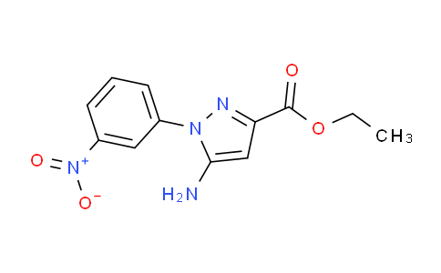 CAS No. 1264049-67-3, Ethyl 5-amino-1-(3-nitrophenyl)-1H-pyrazole-3-carboxylate