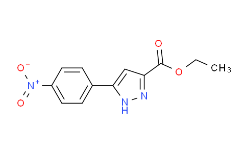 CAS No. 854700-38-2, Ethyl 5-(4-nitrophenyl)-1H-pyrazole-3-carboxylate