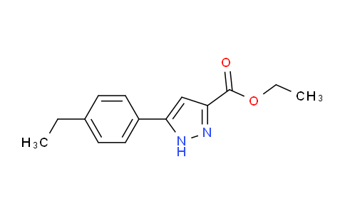 CAS No. 1326810-31-4, Ethyl 5-(4-ethylphenyl)-1H-pyrazole-3-carboxylate