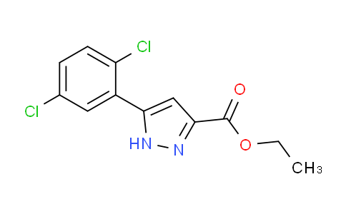 CAS No. 1326812-10-5, Ethyl 5-(2,5-dichlorophenyl)-1H-pyrazole-3-carboxylate