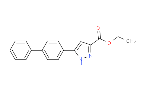 CAS No. 132726-35-3, Ethyl 5-{[1,1'-biphenyl]-4-yl}-1H-pyrazole-3-carboxylate