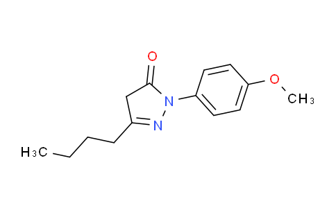 CAS No. 1354923-46-8, 3-Butyl-1-(4-methoxyphenyl)-4,5-dihydro-1H-pyrazol-5-one