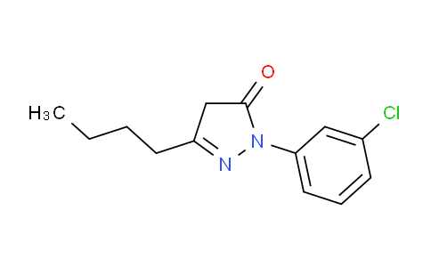 CAS No. 1354938-57-0, 3-Butyl-1-(3-chlorophenyl)-4,5-dihydro-1H-pyrazol-5-one