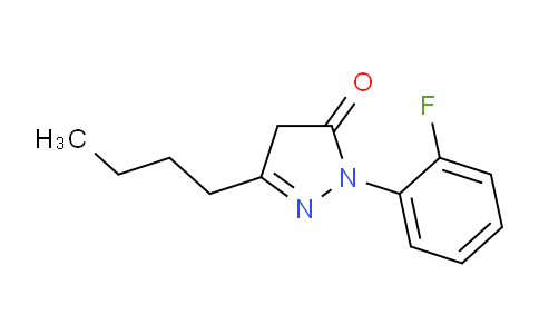 CAS No. 1354939-32-4, 3-Butyl-1-(2-fluorophenyl)-4,5-dihydro-1H-pyrazol-5-one