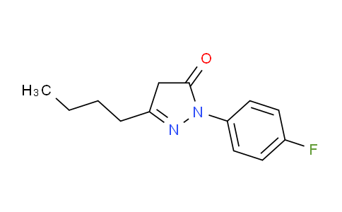 CAS No. 1354939-38-0, 3-Butyl-1-(4-fluorophenyl)-4,5-dihydro-1H-pyrazol-5-one